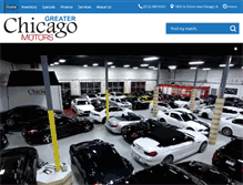 Tablet Screenshot of greaterchicagomotors.com